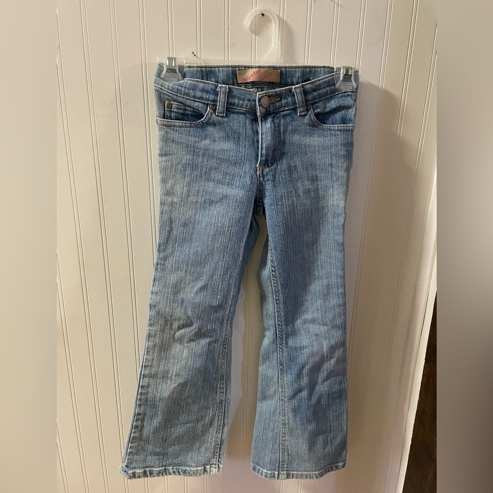 Kids Old Navy girls Light Blue Boot Cut Jeans